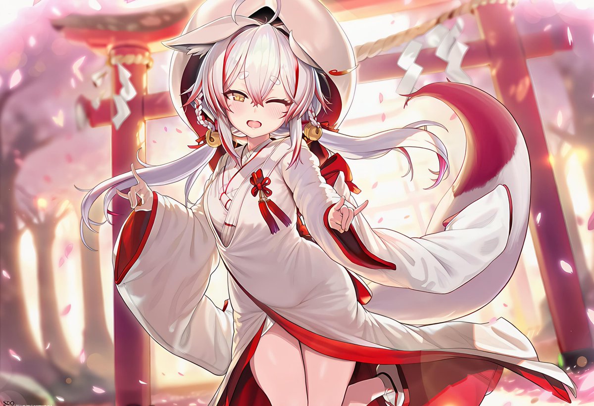 お借りしました。Takerさん(@taker2nd) の 紅桃林 ややこちゃんです。裸に剥くのは簡単に出来るので、まずは一旦健全に行きます。
今回はいたって健全な白無垢です。
こうして見ると拙者の環境だとあまり似てないでござるね。絵柄が違いすぎるのもあるでござるけど。 