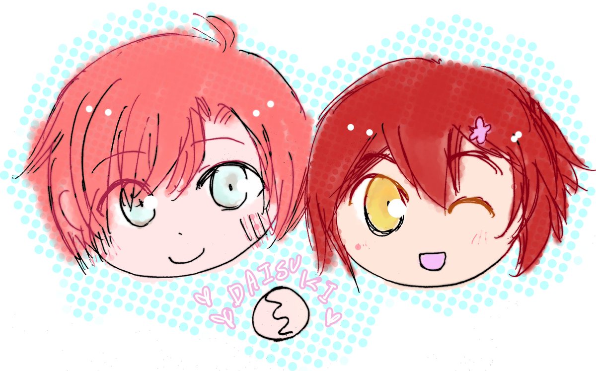 【似顔絵】miuru しーな・緑路(ﾛｸﾛ） on X