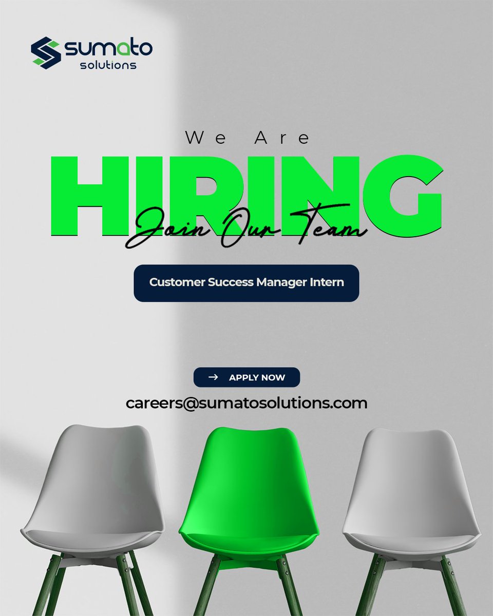 SumatoSolutions's tweet image. 🚀 We’re Hiring: Customer Success Intern!
Join Sumato Solutions to manage leads, build client relations &amp;amp; boost growth.

📍 Lahore | 🎓 BS CS/IT | 💬 Strong communication
🔗 Apply: sumatosolutions.com/careers

#Hiring #Internship #SumatoSolutions #LahoreJobs #TechCareers