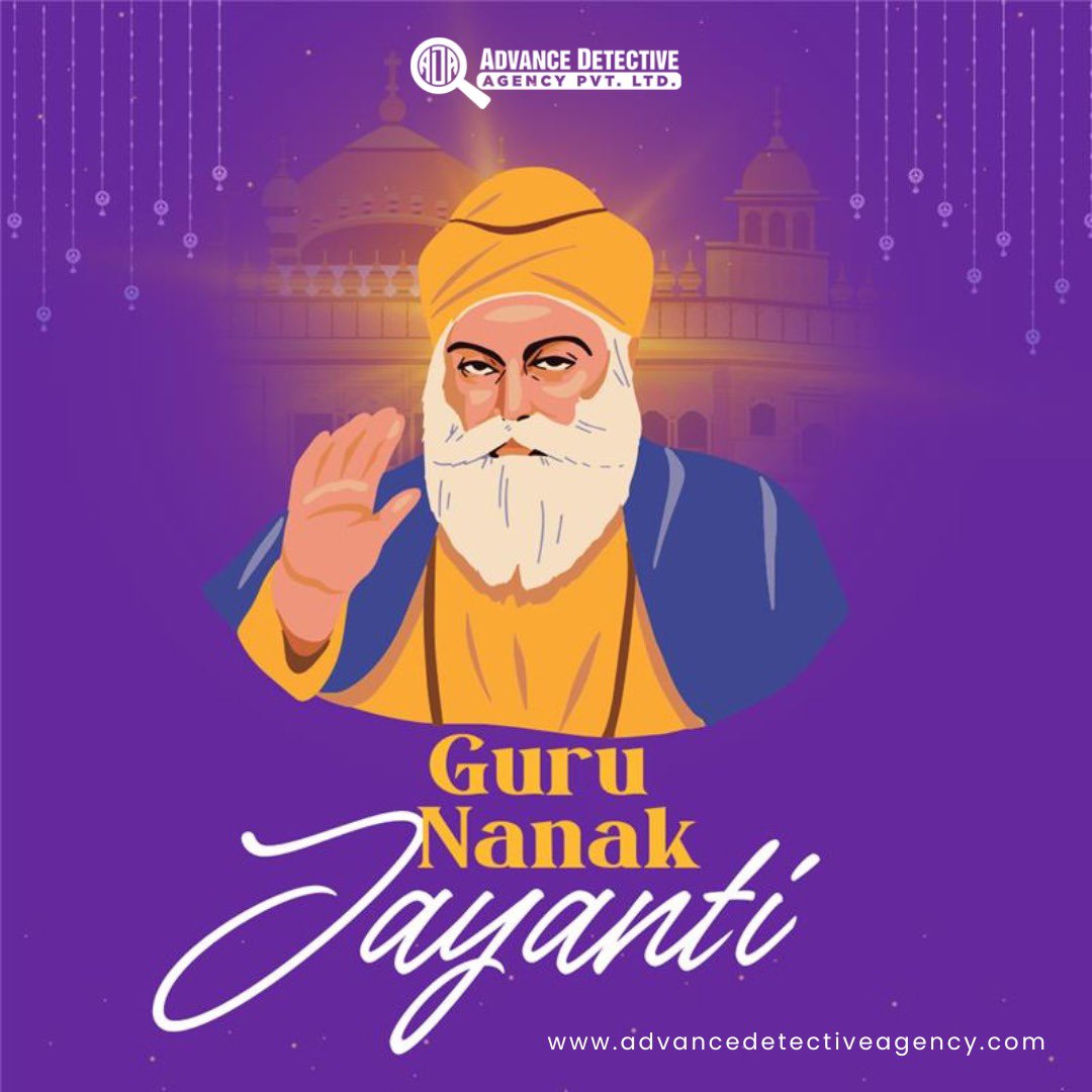advancedetectiv's tweet image. Happy Guru Nanak Jayanti! 🙏

🙏 On this sacred day of Guru Nanak Jayanti, we remember the divine teachings of truth, honesty, and service to humanity.
May Guru Nanak Dev Ji bless everyone with peace, wisdom, and light. 🌟

#gurupurab #truthprevails #WONDERING #ada #KimPau