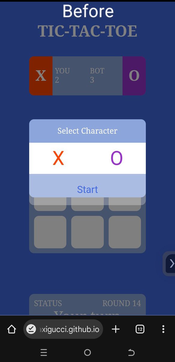 dev_maxigucci's tweet image. I built a Tic Tac Toe game back in 2020 (JS logic + HTML/CSS UI).
It had one sneaky bug I couldn’t fix back then 😅.
Finally squashed it, added a draw counter, and redesigned the UI.
Proof that consistency really pays off.
🎮 maxigucci.github.io/tictactoe2/