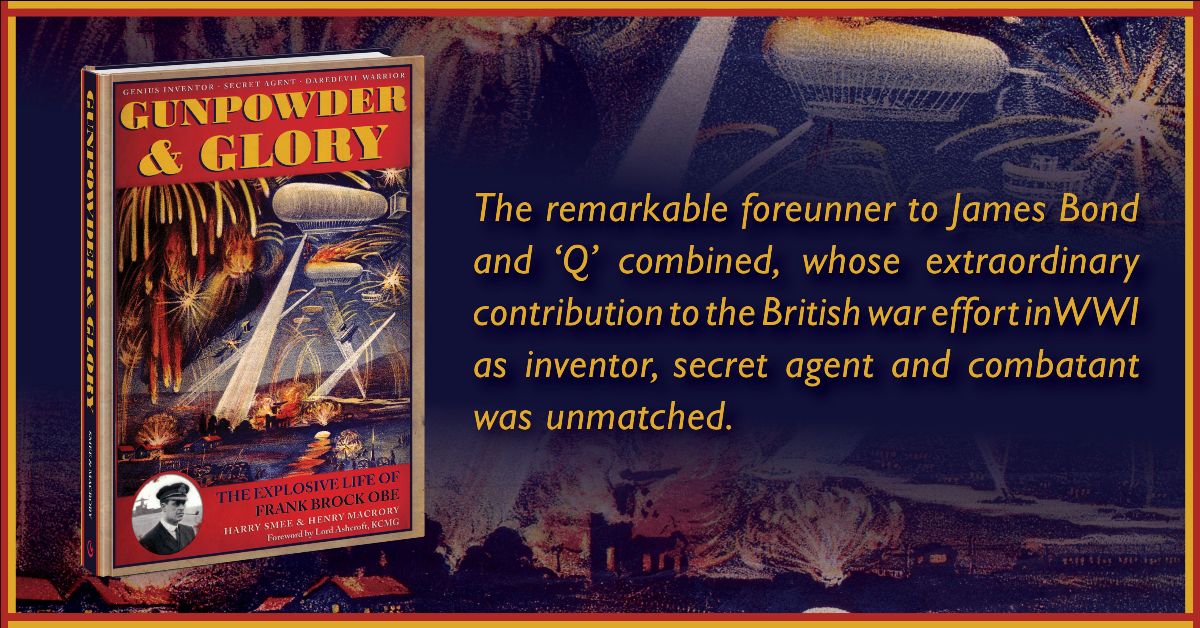 Script_Military's tweet image. This 5th November, discover the real master of gunpowder!
🔥Gunpowder and Glory: The Explosive Life of Frank Brock OBE🎆

Picture a daredevil combatant, secret agent and brilliant inventor all rolled into one!

Now at 30% off RRP 🛒 tinyurl.com/4kdvb2e7