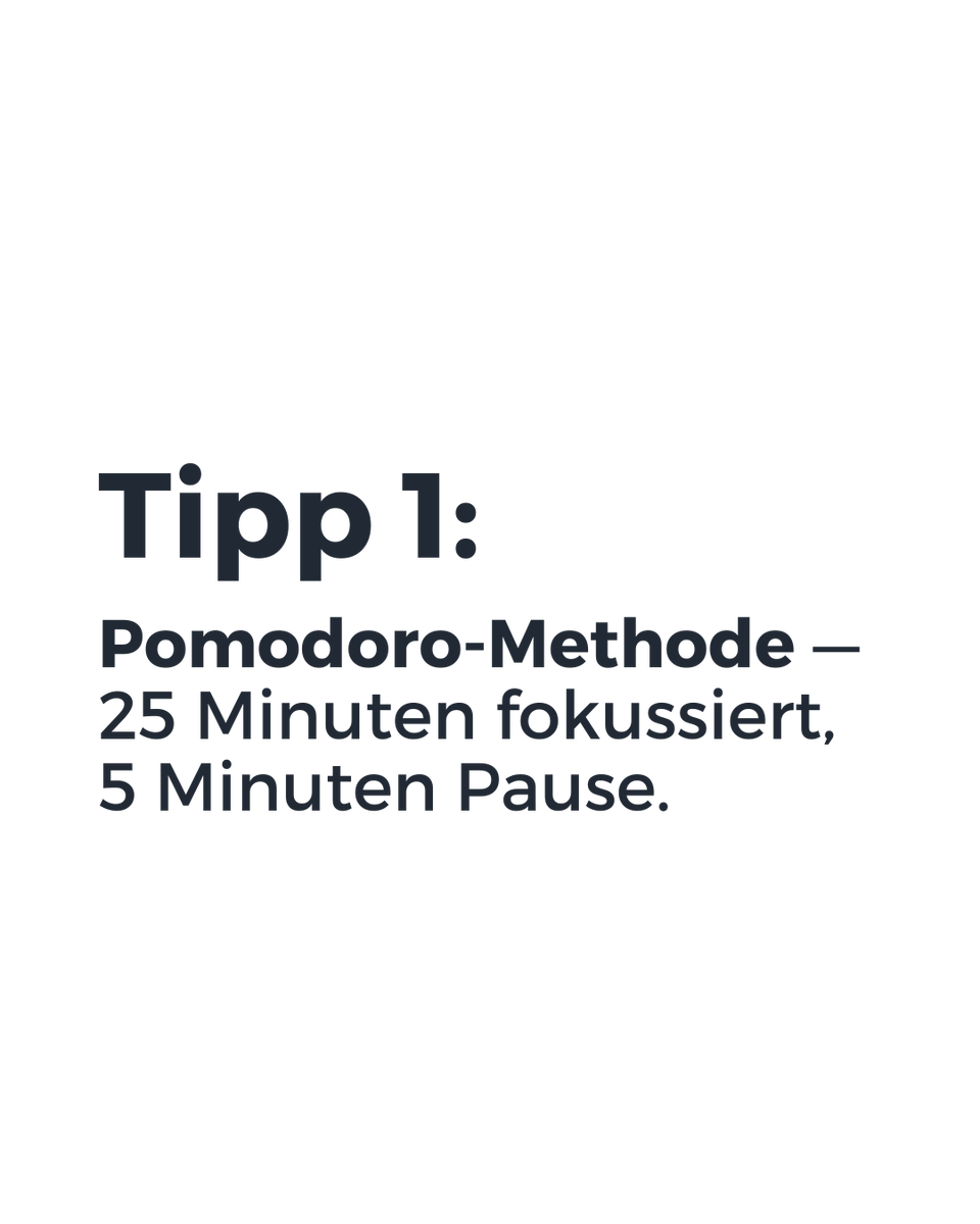 GhostwriterText's tweet image. Konzentration ist kein Zufall – sie ist trainierbar.
Welcher Tipp hilft dir am meisten? 👇

#lernenleichtgemacht #studiumtipps #ghostwritertexte

➖➖➖➖➖➖
📎ghostwriter-texte.de
☎️+493031879926
📧info@ghostwriter-texte.de