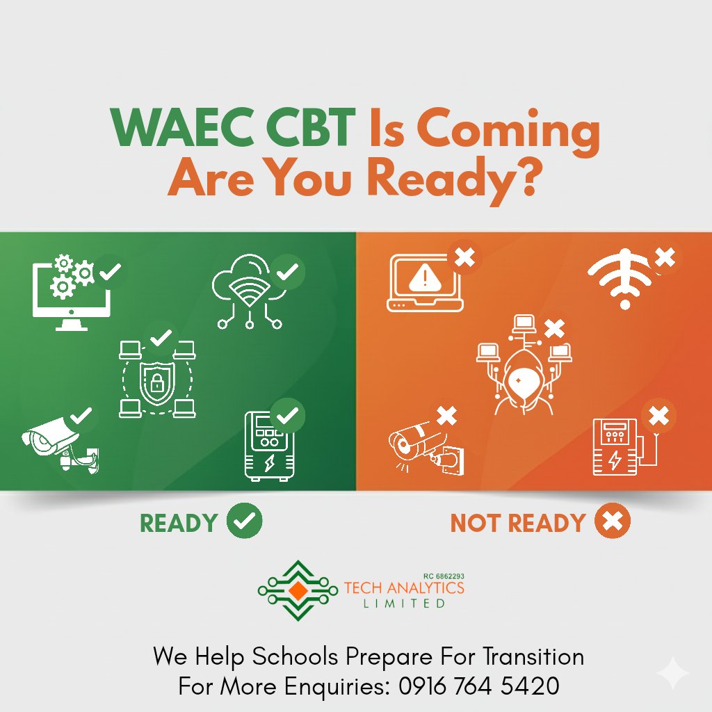 TechAnalytic1's tweet image. The tech world&apos;s rapid evolution is captivating. Withcomputer-based exams becoming standard, @TechAnalytic1 is here to help you establish a top-notch CBT center for your students,offering comprehensive tech solutions. #cbt #exam #tech #solutions #Nigeria
#China #Regina