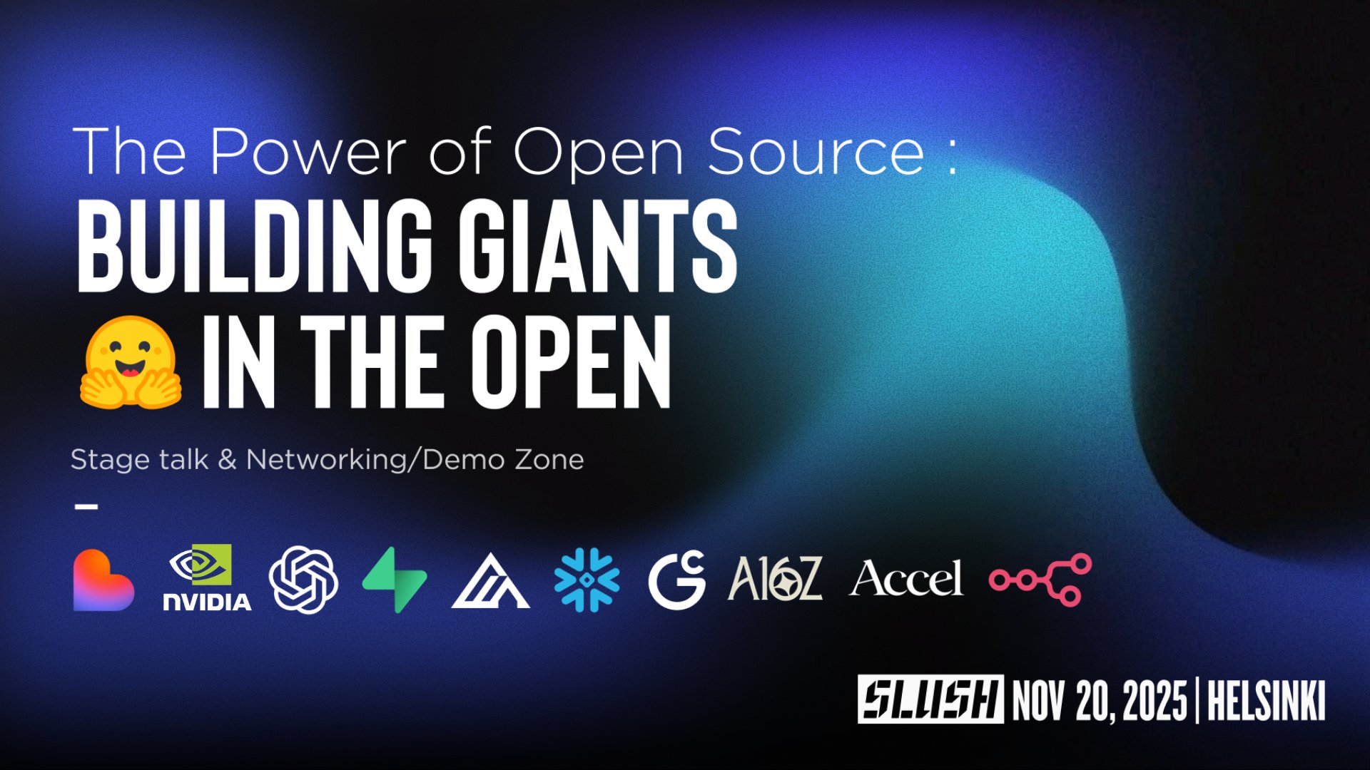 we're doing something special and intimate at @SlushHQ in 2 weeks with a couple of teams you might know :) some infos at: https://platform.slush.org/p...