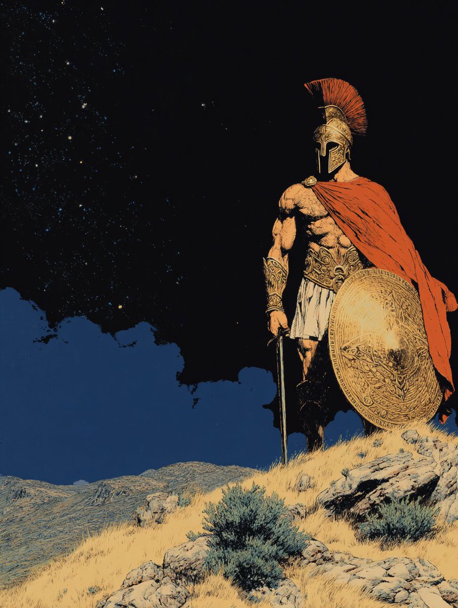 PanoramaJasmin's tweet image. Spartan Sentinel Under the Stars