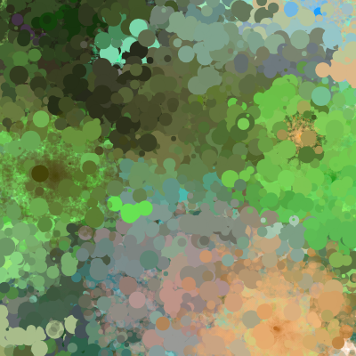 TakagiHitoshi's tweet image. random thoughts 20251105 / #p5js #openprocessing 
openprocessing.org/sketch/2738132
NC = 19
PROB = {WiW: 0.0, drip:1.0, LINE:0.0, BRUSH:0.0, RUB:1.0}
CLIMITS = {red:{MIN:0, MAX:255}, 
green:{MIN:0, MAX:255},
blue:{MIN:0, MAX:255}}
W = 37
ITER =5