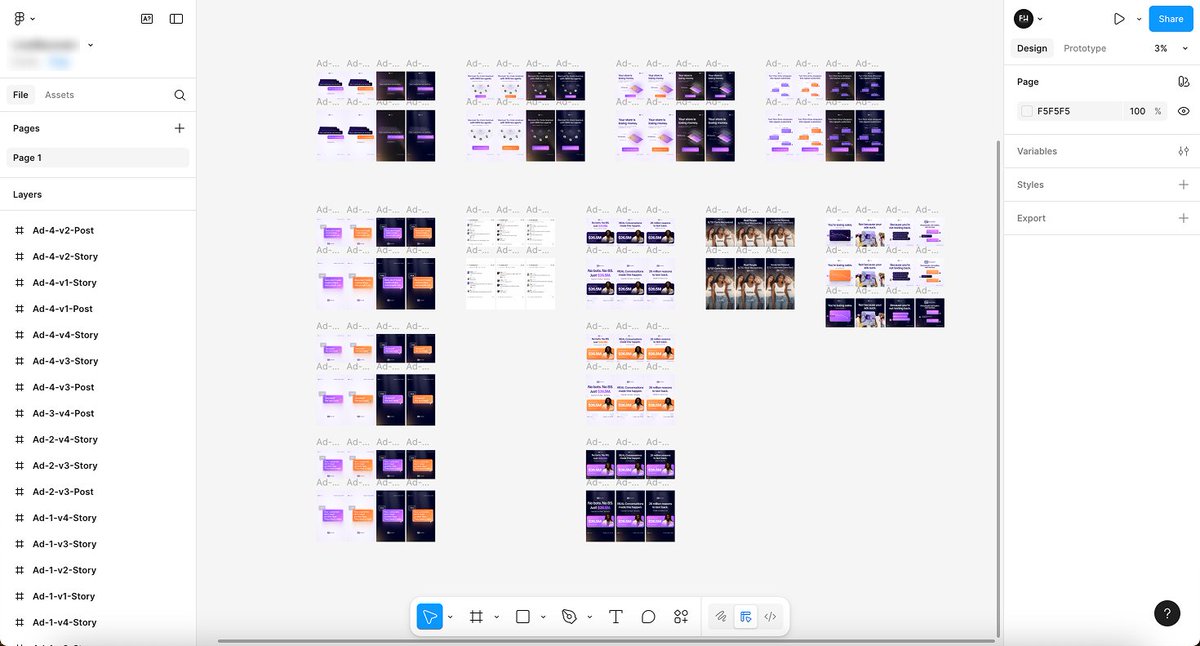 What a weekly delivery of new ad creatives looks like at <a href="/adfects_com/">adfects</a>