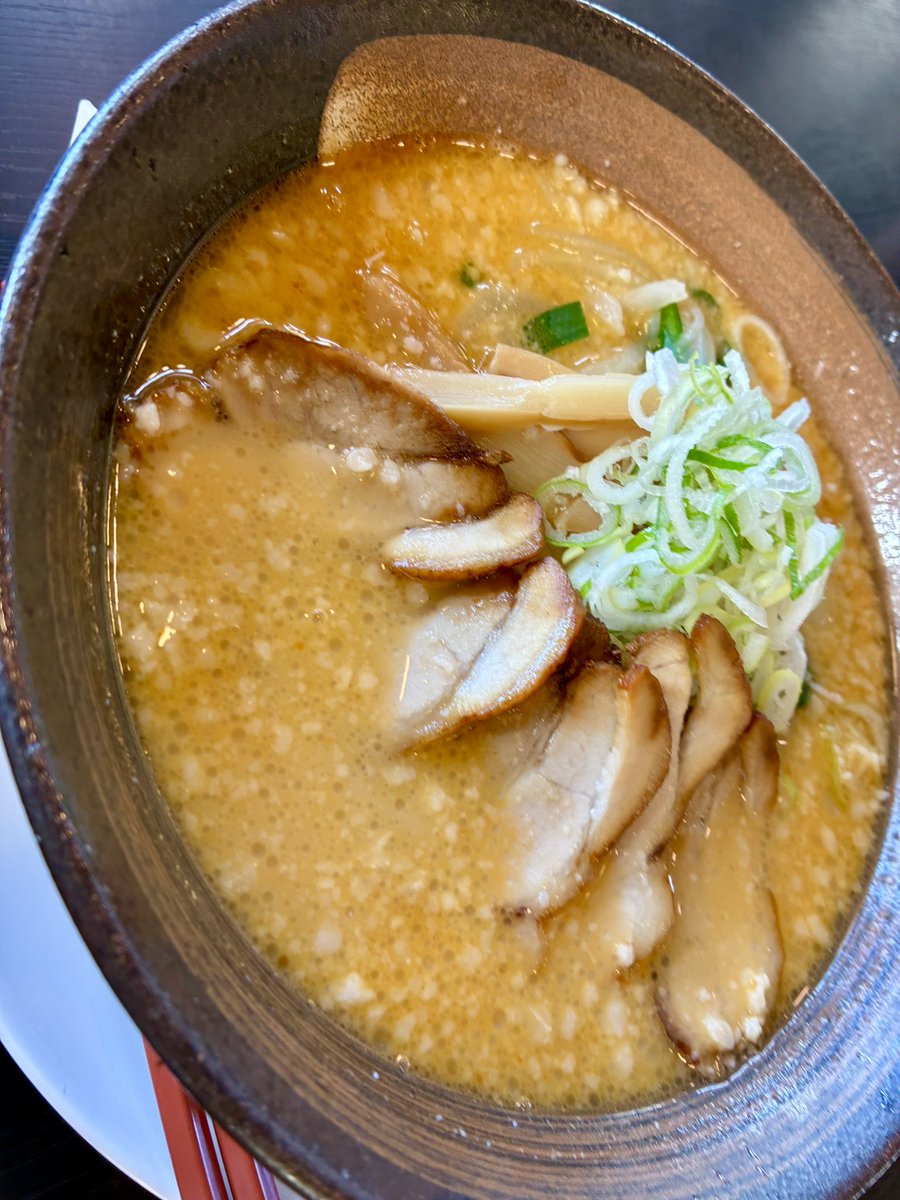 幸楽苑のね
期間限定のやつ

美味しかった☺️❣️