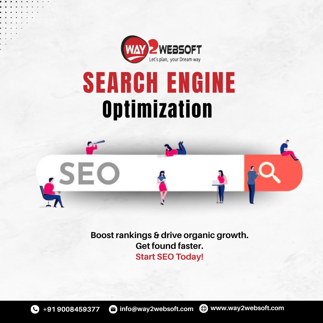 way2websoft's tweet image. Search Engine Optimization

Boost your website traffic with powerful SEO! Get higher rankings, attract quality leads, and grow your business organically. Let your brand shine on search engines with smart optimization.

Visit: way2websoft.com   
Email: info@way2websoft.com