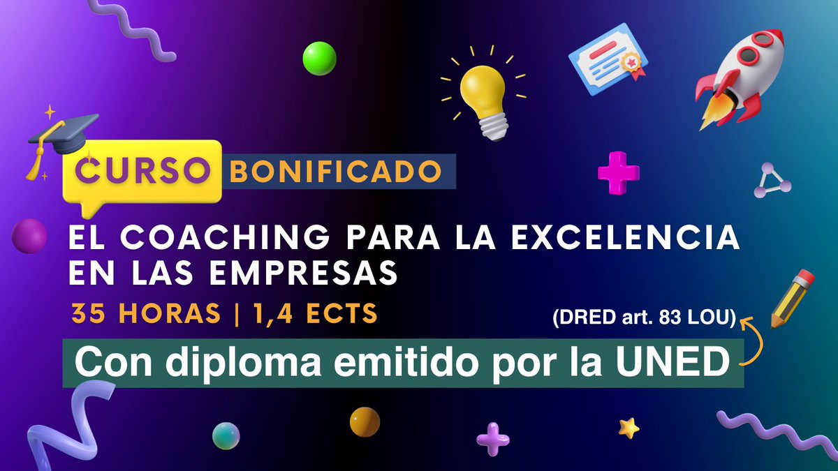 💡 El sector del #coaching es el 2.º de mayor crecimiento mundial, solo detrás de la tecnología.
🎯 Fórmate con este curso online válido para oposiciones, bolsas de #empleo público y créditos universitarios.
💼 ¡Bonificado para trabajadores! Matricúlate: audiolis.com/formacion/curs…