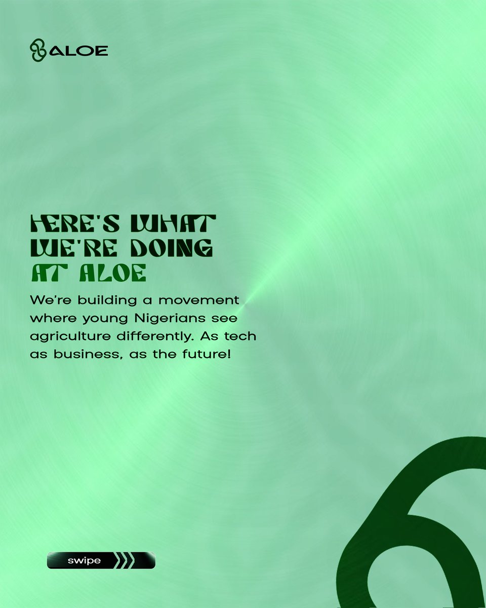 aloeinitiative's tweet image. We’re ALOE 🌱, a team on a mission to reconnect our generation with the land, our food, and the future.
“Stop sleeping on the soil. The future has roots.” 💡
 Follow, drop a comment &amp;amp; a ❤️  ....
join if you’re rooting for change.  
#AgriYouth #Sustainability #FutureIsGreen