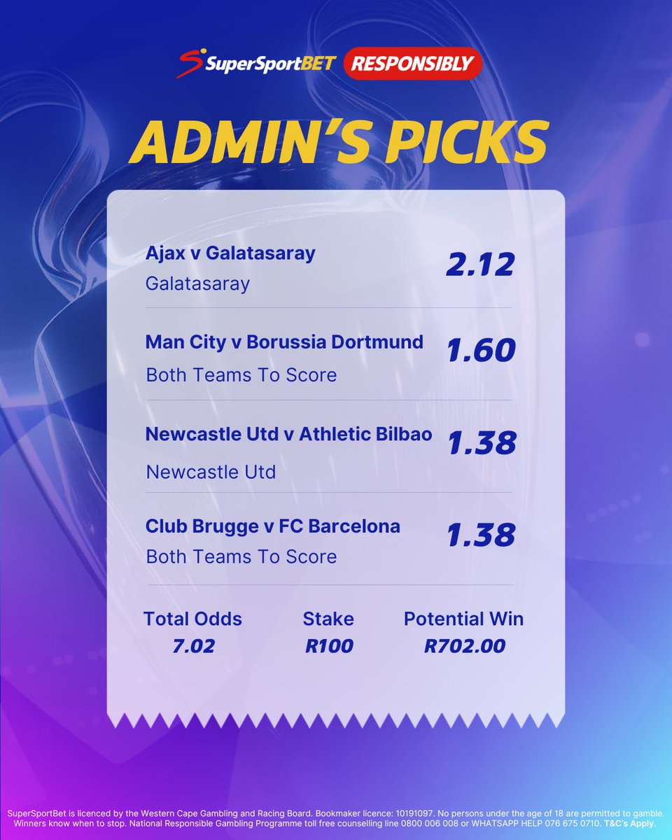 SuperSportBet tweet media