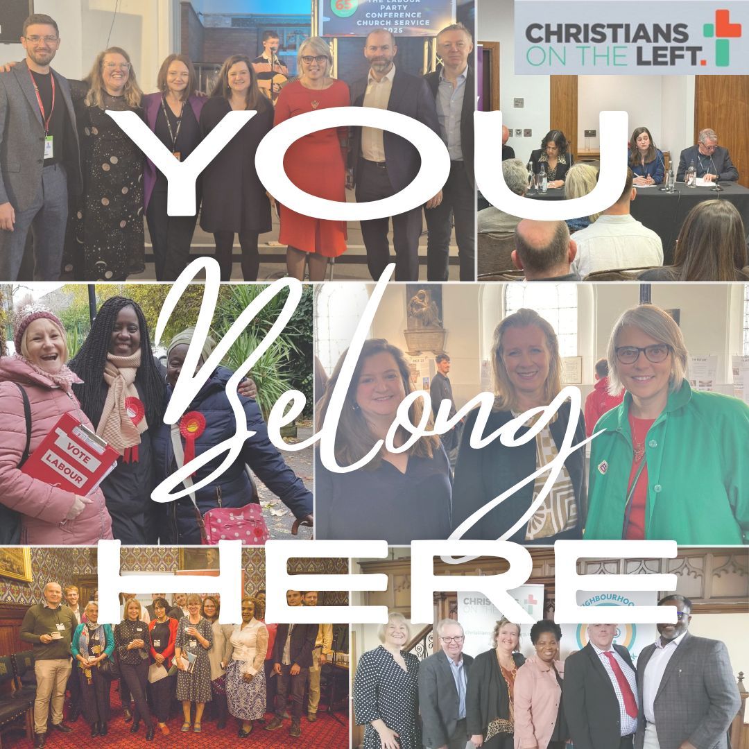 ChrLeft's tweet image. You don’t have to choose between your faith and your politics.
Join a community of people who believe that following Jesus means standing up for the poor, the planet, and the common good.

💜 You belong here.
👉 Join now: christiansontheleft.org.uk/membership