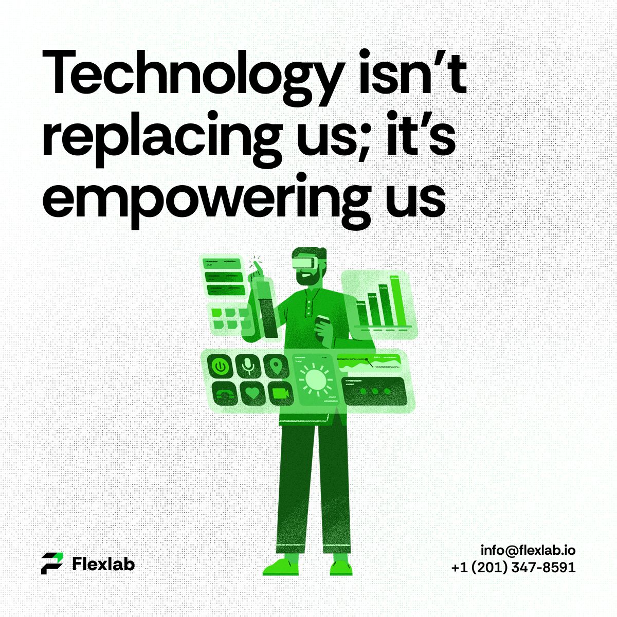 info_flexlab's tweet image. AI isn’t replacing people, it’s transforming how we work.

The real power lies in collaboration:

Humans bring creativity, empathy &amp;amp; strategy

AI brings speed, precision &amp;amp; insight

Together, they redefine what’s possible.

How will AI enhance human potential?

#AI #Flexlab