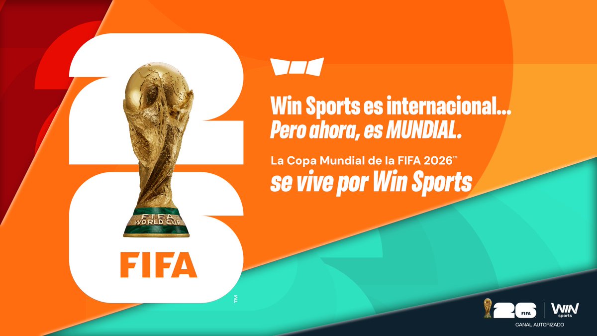 AndreaGuerreroQ's tweet image. Era un sueño. Hoy es realidad.
@WinSportsTV transmitirá la Copa Mundial de la FIFA 2026™ por primera vez.

Vamos por más!!!!