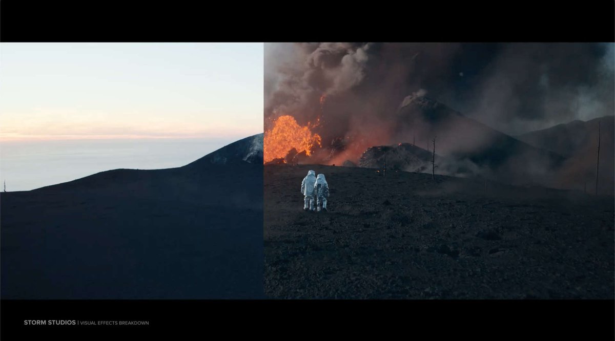 ArtofVFX's tweet image. From calm vacation to volcanic mayhem — the #Oslo-based artists at @stormstudiosvfx deliver invisible #visualeffects for #LaPalma, where nature’s fury takes center stage! artofvfx.com/la-palma-vfx-b…