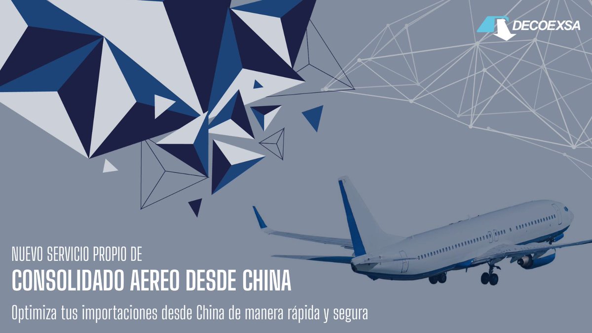 decoexsa's tweet image. 🌍✈️ ¡Presentamos nuestro Nuevo Servicio Propio de Consolidado Aéreo desde #China!
Optimiza tus #importaciones de manera Rápida y Segura. 🚀✨

✅ Origen desde cualquier punto de China
✅ Salidas semanales regulares

#Decoexsa #LogísticaEficiente #TransporteInternacional