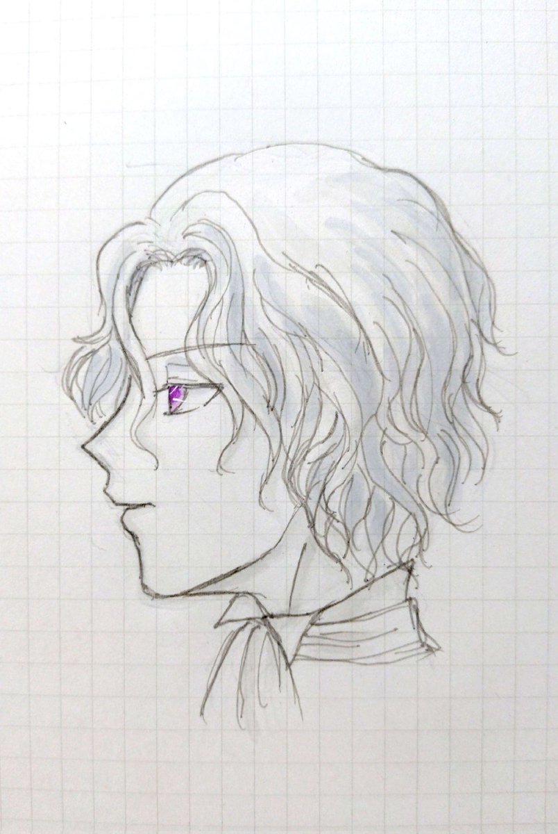 KNekodoku's tweet photo. お絵描き練習で、アルテアさんを描いたら、少年のようになってしまった(＠_＠;)

次は大人なバランスを意識しなきゃ。

ちびころアルテアだわ。

＃くすまも https://t.co/zBGpRpohOi