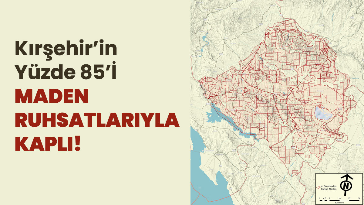 Kırşehir’in En Önemli Su Havzası Tehlikede!

Koç–Fernas Holding ortaklığıyla kurulan Defaş Madencilik’in yapmak istediği proje “8 bin futbol sahası büyüklüğünde”. Seyfe Gölü su toplama havzasında 104 maden ihalesi bulunuyor. Madenler alanın yüzde 94’ünü kaplıyor.

30 Ekim 2025