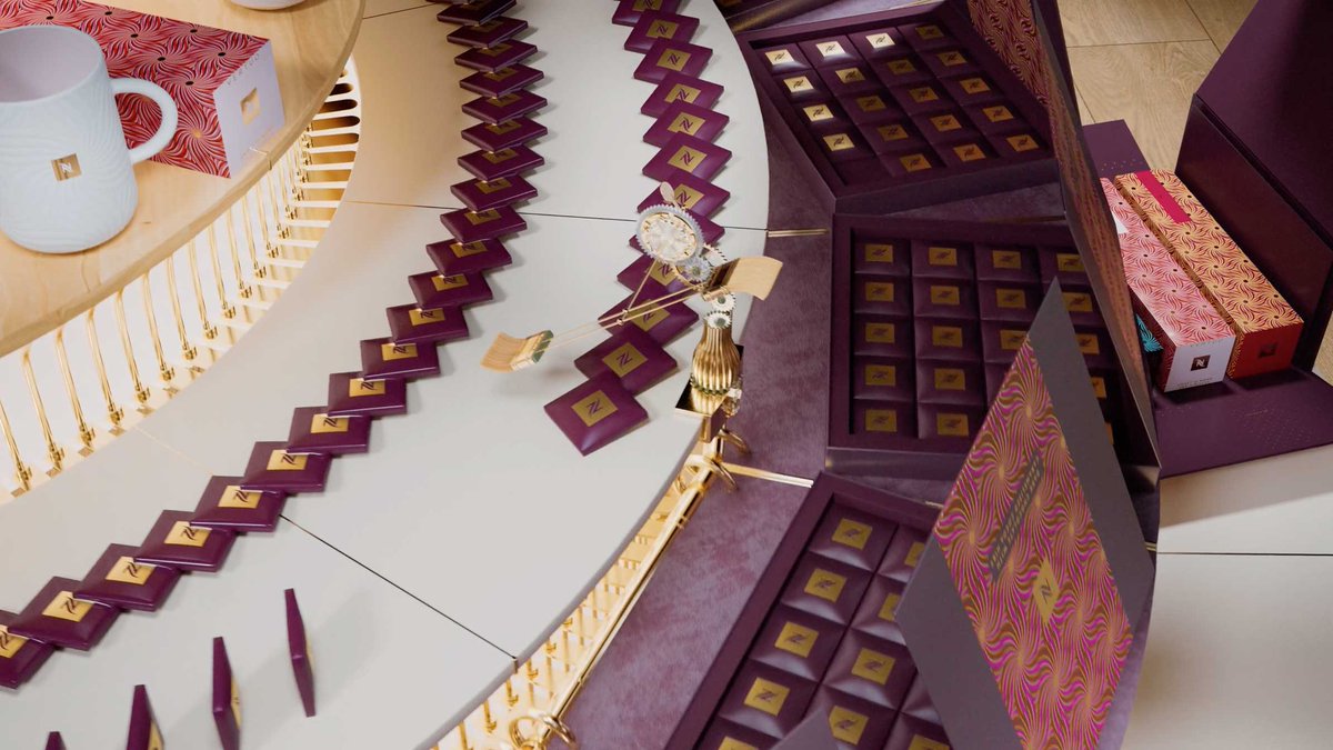 stash_magazine's tweet image. “These machines had to be functional, yet charming, with a sense of premium quality, and exude a warm, festive feeling.”

@Mr_Grif builds an Atelier of Wonder @Nespresso thru @mccann_mw

Watch: tinyurl.com/3682ne5b

#motiondesign #3danimation #advertising #3ddesign #CG #Coffee