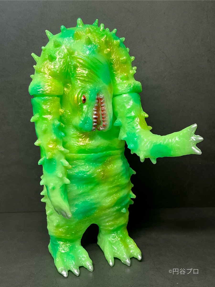 LEOそふび坊や ウルトラマン グリーンモンス 緑 蓄光 GID ソフビ