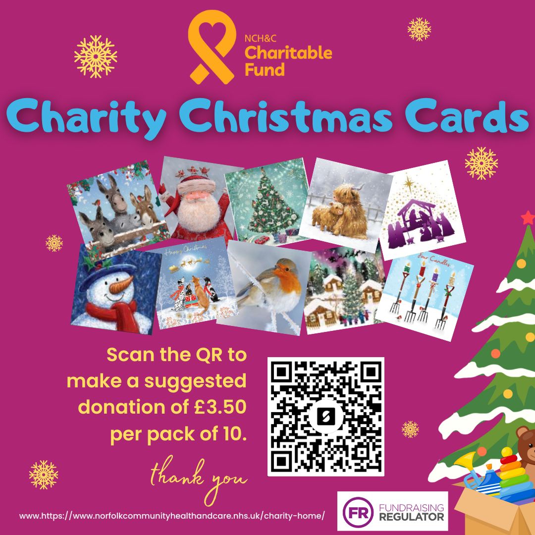 Now that Bonfire Night has passed, we can definitely talk about CHRISTMAS. 🎄

Get your quality cards for those special people now for a donation to our <a href="/NCHC_NHS/">NCH&C</a> charity to support patients across #Norfolk. 🙏