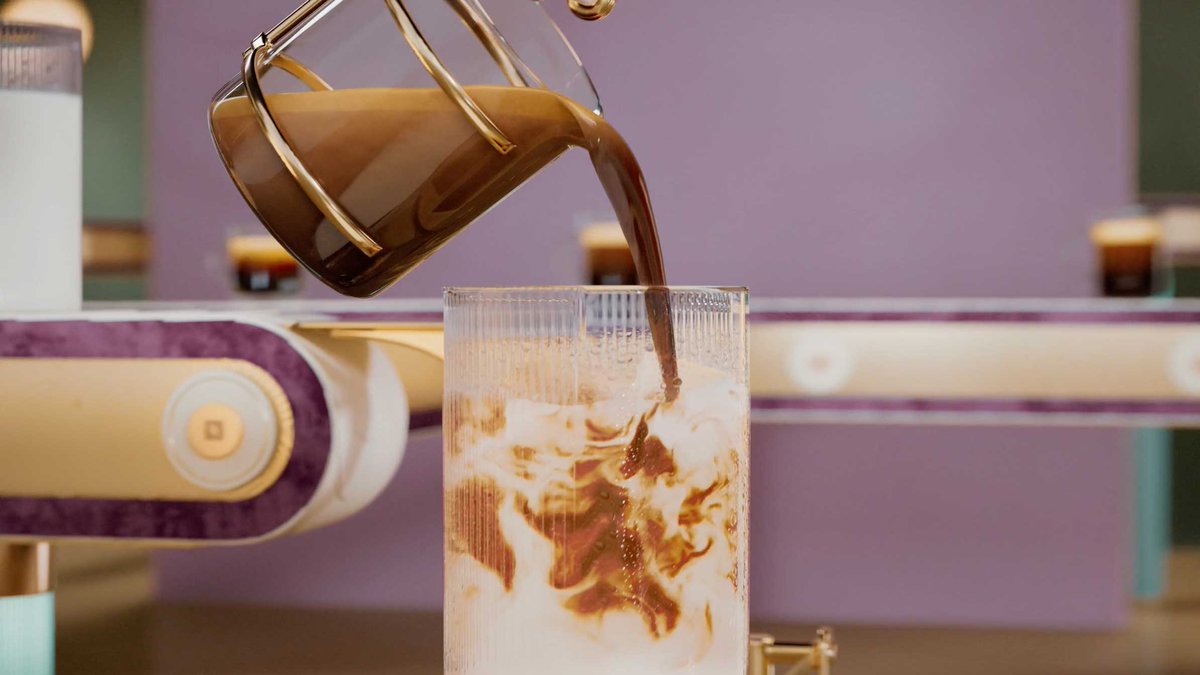 stash_magazine's tweet image. “These machines had to be functional, yet charming, with a sense of premium quality, and exude a warm, festive feeling.”

@Mr_Grif builds an Atelier of Wonder @Nespresso thru @mccann_mw

Watch: tinyurl.com/3682ne5b

#motiondesign #3danimation #advertising #3ddesign #CG #Coffee