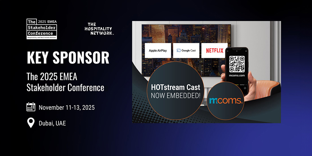 mcom_HOTstream's tweet image. MCOMS is excited to join the 2025 EMEA Stakeholder Conference (#TSC2025)next week.
We look forward to meeting you in Dubai, showcasing our latest solutions, and discussing your vision for the future of hospitality.
#Hospitality #Dubai #Innovation #IPTV #Casting