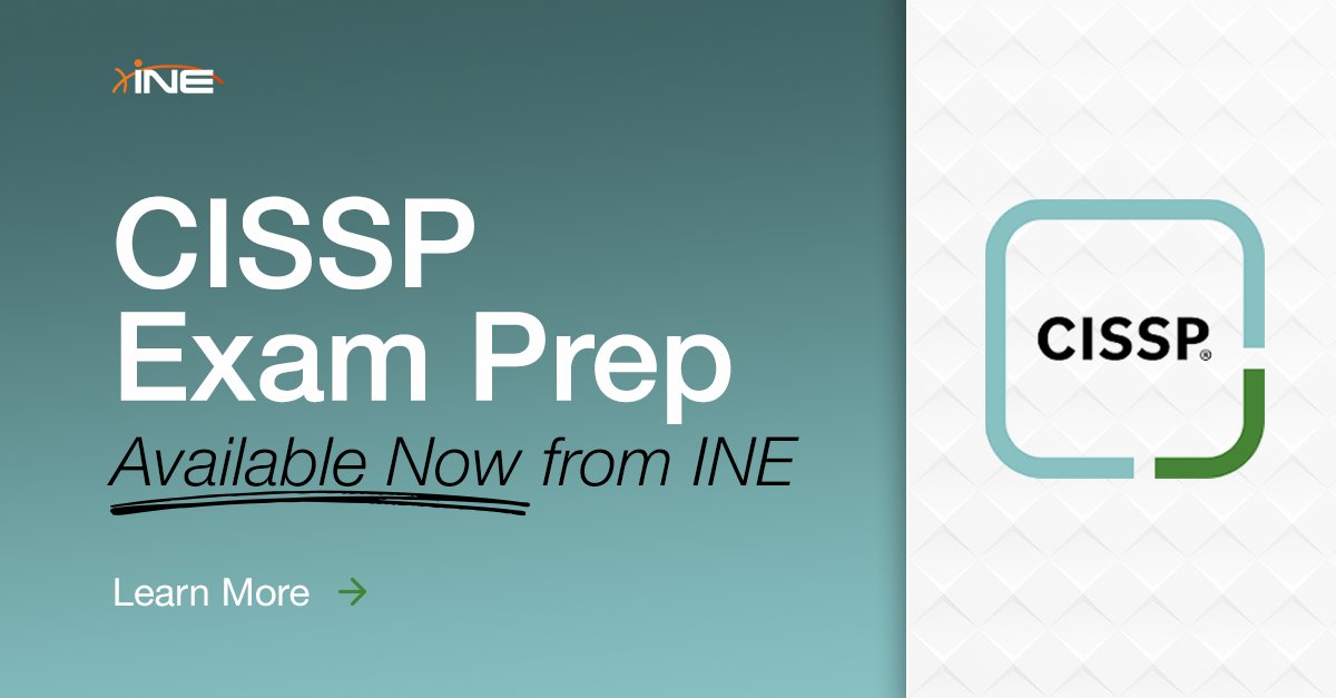 INEsecurity's tweet image. 🏆 #CISSP: The Gold Standard of Cybersecurity

Master all 8 domains of the Common Body of Knowledge:

Career advancement + higher earnings guaranteed. Start prepping:
bit.ly/4qAxiGv

#CybersecurityLeadership #InfoSec