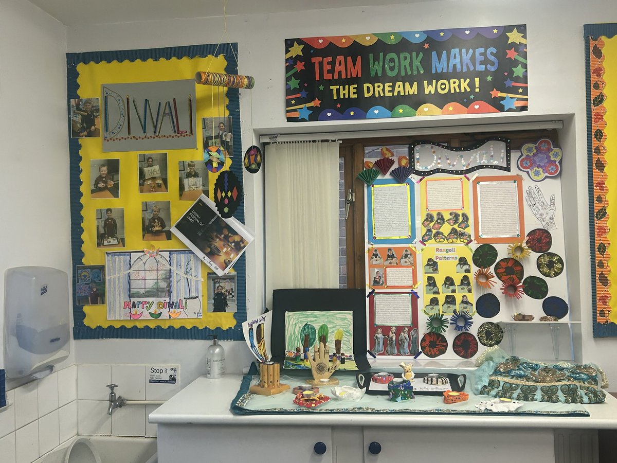 Carolin90534336's tweet photo. .@winterfoldhs 

3B have worked tremendously hard on their RE Diwali prep projects. Diva lamps, a power point, a theatre, mood board and woodwork has created a wonderful classroom display. https://t.co/x3bo8AExw8