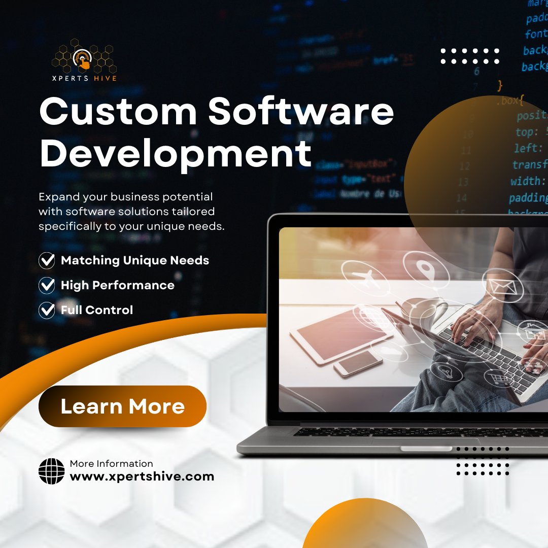 XpertsHive's tweet image. 🚀 Unlock your business potential with Custom Software Development by Xperts Hive!

⚙️ Tailored Solutions | ⚡ High Performance | 🧩 Full Control
🌍 xpertshive.com
#XpertsHive #SoftwareDevelopment #TechSolutions #DigitalTransformation