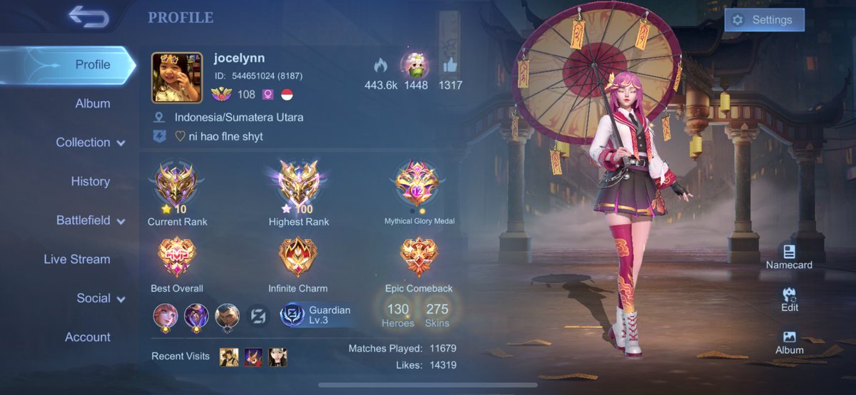 blue4hann's tweet photo. wts akun ml mage/supp, ex imo, wr 70-60%
skin: angela cc, kagura exo, lylia neo dan lain” allkos free ce, safe 6 bulanan
price : 670K
wts wtb acc ml https://t.co/mw96eTaqIR