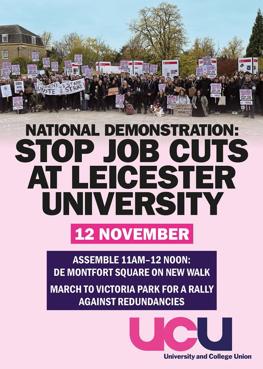 Leicester UCU tweet media