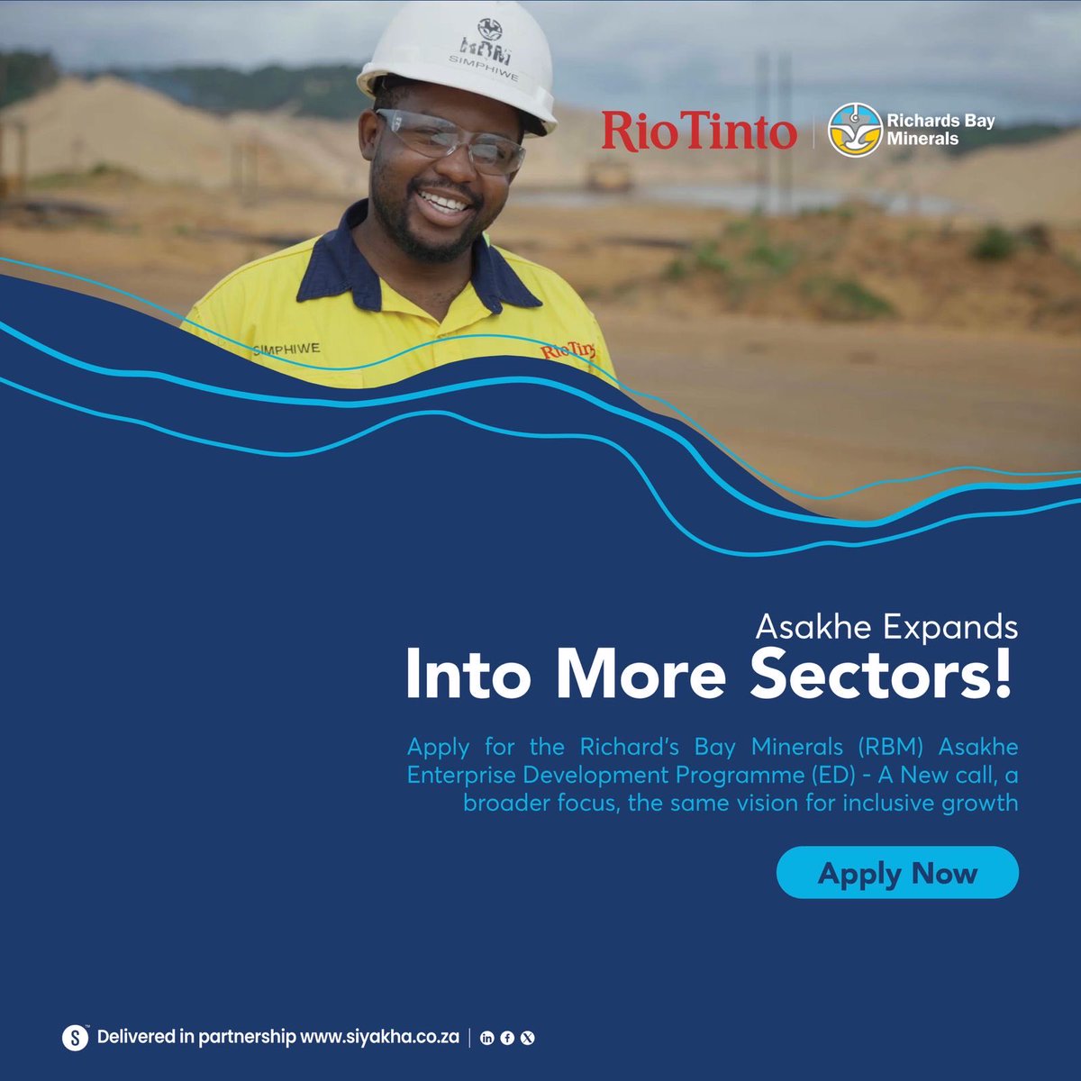 YowzaSA's tweet image. RBM&apos;s Asakhe Enterprise Development
Programme with Siyakha is expanding into more sectors, creating fresh opportunities for local businesses.
KwaMbonambi, KwaSokhulu, KwaMkhwanazi &amp;amp;
KwaDube 18 Nov 2025

siyakha.co.za/rbm-asakhe-ed-…

#AsakheED #EnterpriseDevelopment
#LocalBusiness