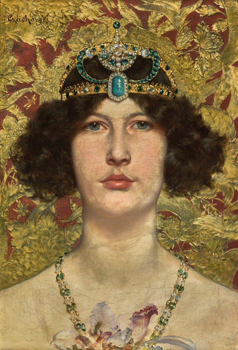 OdysseyGCLLC's tweet image. #WantedWednesday &quot;Cleopatra&quot; by Władysław Czachórski, date of creation unknown. The painting was located at the Greater Poland Museum in 1918, where it remained until 1939 where it was lost during the Nazi invasion of Poland. Current whereabouts remain unknown. #OGC #artdetective