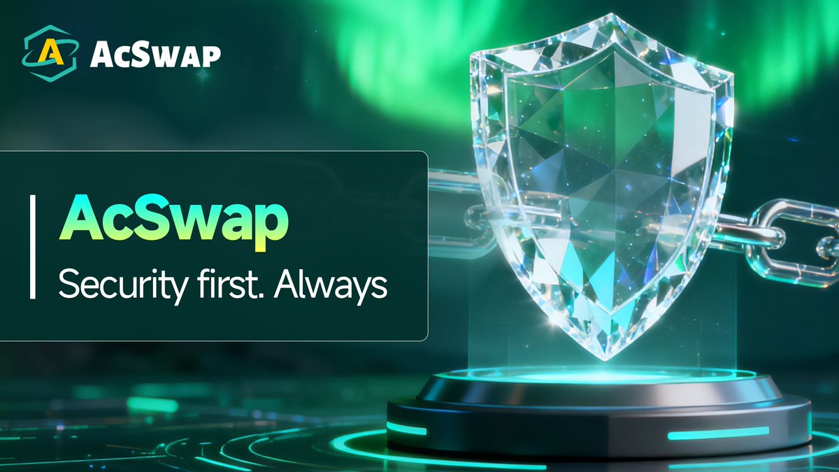 AcSwapV2's tweet photo. ๐ก Security isnโt a feature โ itโs the foundation.
โ
Multi-layer audits
โ
Real-time anomaly detection
โ
Emergency circuit breakers
AcSwap = Institutional-grade safety for everyone.
#Security #DeFi #AcSwap https://t.co/wgSbE4bMlQ