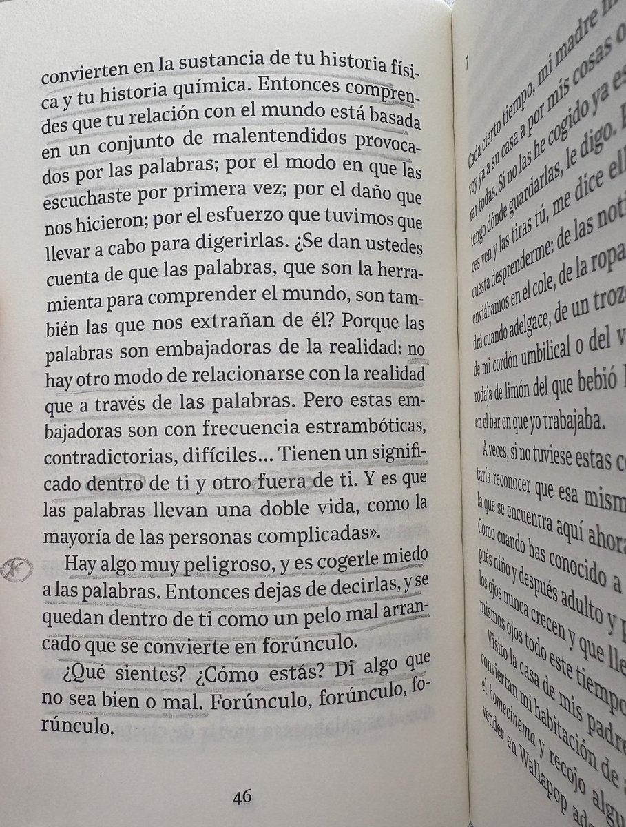 hay algo muy peligroso, y es cogerle miedo a las palabras