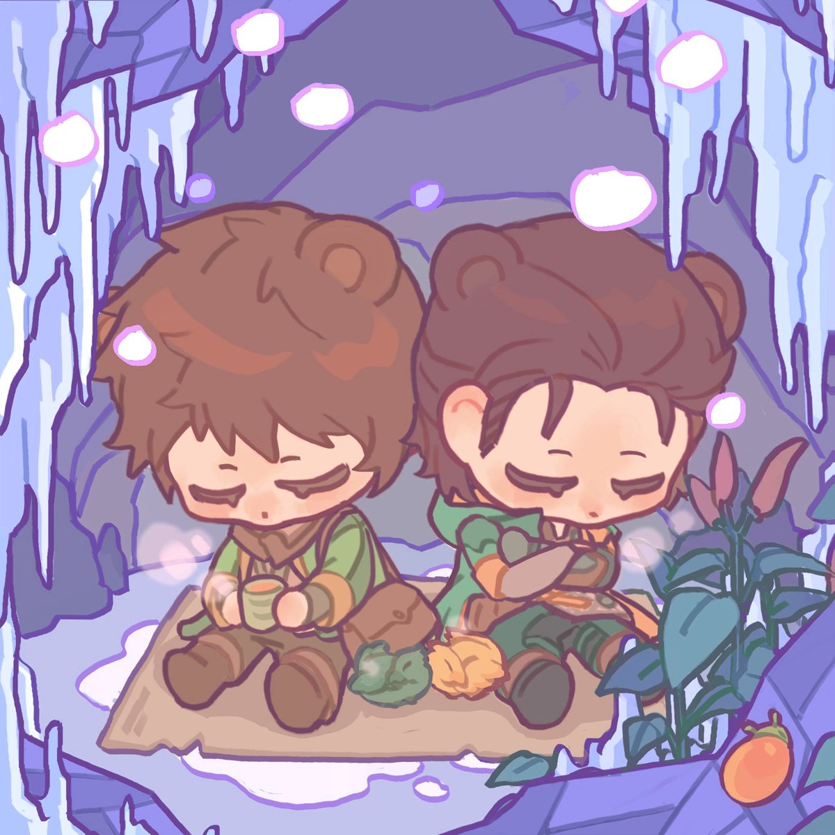 karitsukasa's tweet photo. 熊,冬眠 #FF14xMHWilds https://t.co/8xhY7XaI7m