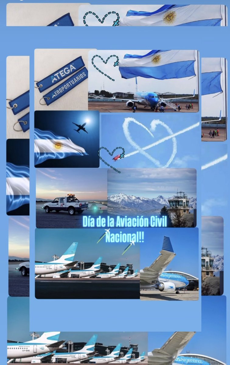 #5denoviembre es el Día de la Aviación Civil Nacional‼️Gracias y Feliz Día compañeros/as del sector que trabajan día a día con pasión, idoneidad y compromiso‼️
💪✈️👏✈️

#argentina🇦🇷 #diadelaaviacioncivil #ategaaeroportuarios #gestionaeroportuaria 👏🛫💪✈️