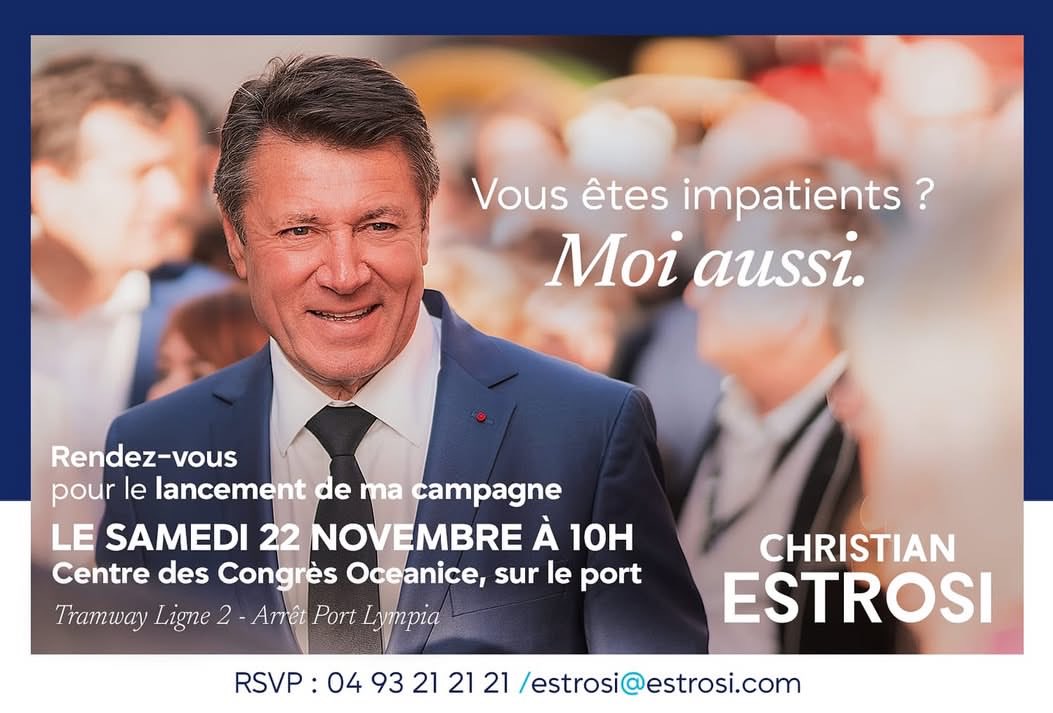 Une seule ambition : servir les Niçois.
Une méthode : penser l’avenir avec les Niçois. 
Une ligne directrice : vivre heureux à Nice.