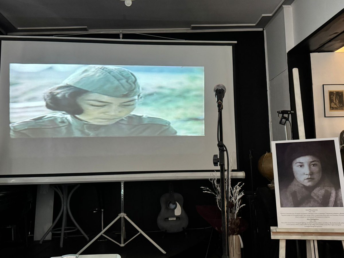 🔹️Commemoration of Aliya Moldagulova Held in Sofia

♾️In honor of the 100th anniversary of the birth of Aliya Moldagulova, the Embassy organized a screening of a feature #film📽 dedicated to the celebrated daughter of the Kazakh🇰🇿 nation

📌Read more⤵️
gov.kz/memleket/entit…