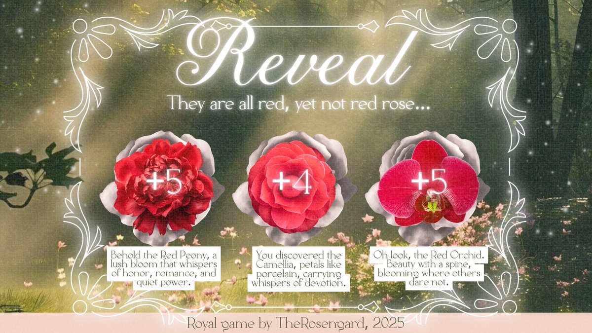 TheRosengard's tweet photo. kali ini red rose tidak mekar kembali. tapi tenang aja, mungkin red rose akan mekar kembali di next round. good luck🌹✨ https://t.co/wMEzJCCxTv