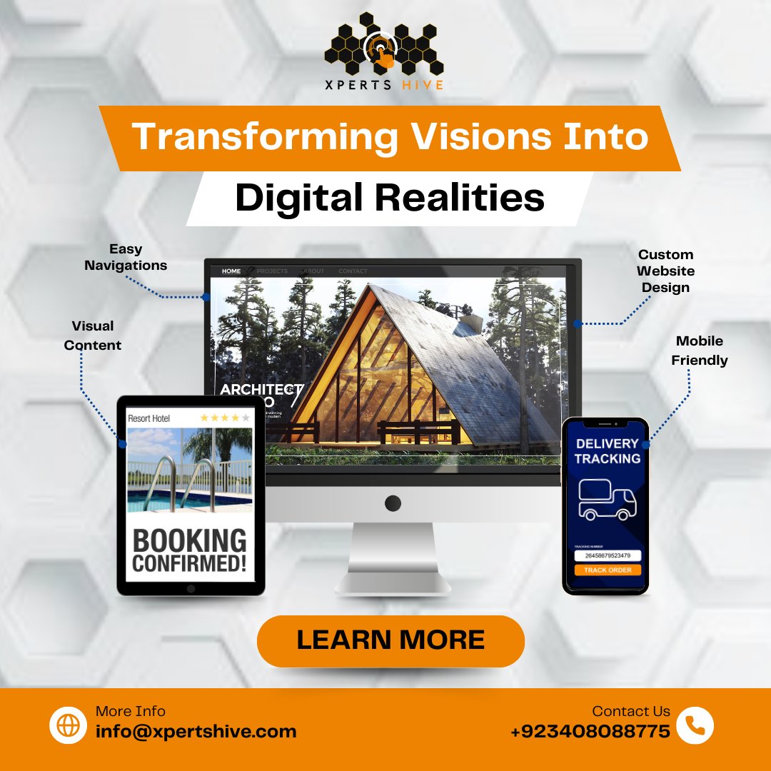 XpertsHive's tweet image. 💻 Transform your vision into digital reality!
Xperts Hive creates elegant, mobile-friendly websites with seamless navigation &amp;amp; custom features like booking &amp;amp; tracking.🚀
📧 info@xpertshive.com
🌍 xpertshive.com
#XpertsHive #WebDevelopment #CustomWebsites #DigitalAgency