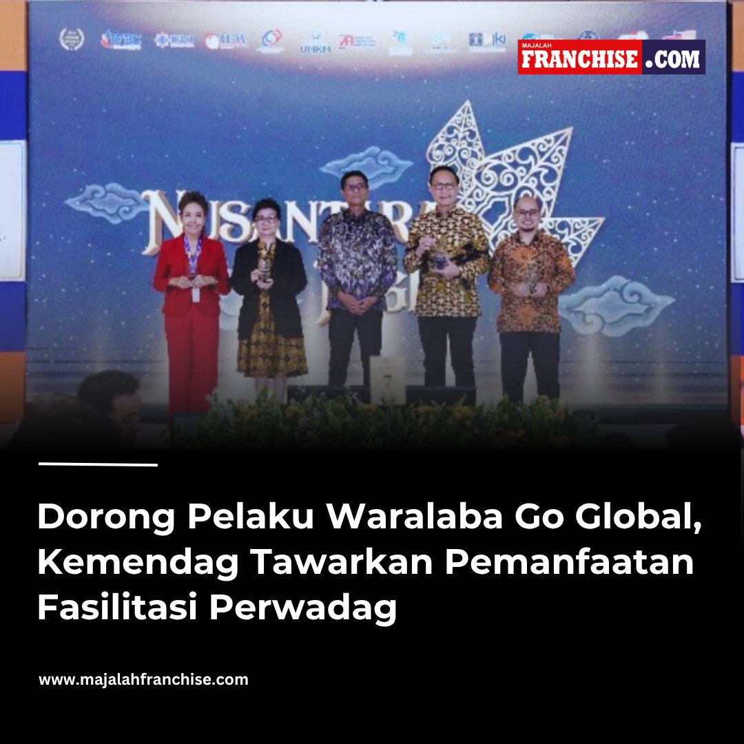 Berita selengkapnya baca 
majalahfranchise.com/dorong-pelaku-…

#majalahfranchiss
#franchiseindonesia
#waralabaindonesia
#franchise
#waralaba