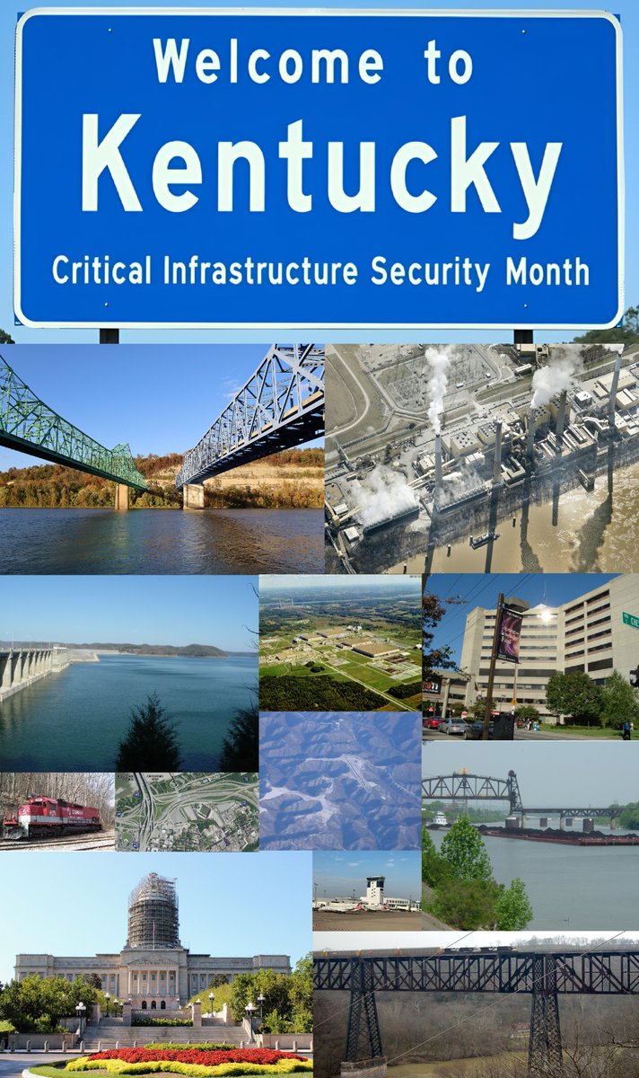 🌉 November is Critical Infrastructure Security and Resilience Month! 🏗️

If you see something, say something: Call (866) EYE-ON-KY or (866) 393-6659 to report suspicious activity around our Commonwealths infrastructure.
Let’s work together to build a stronger, safer Kentucky.