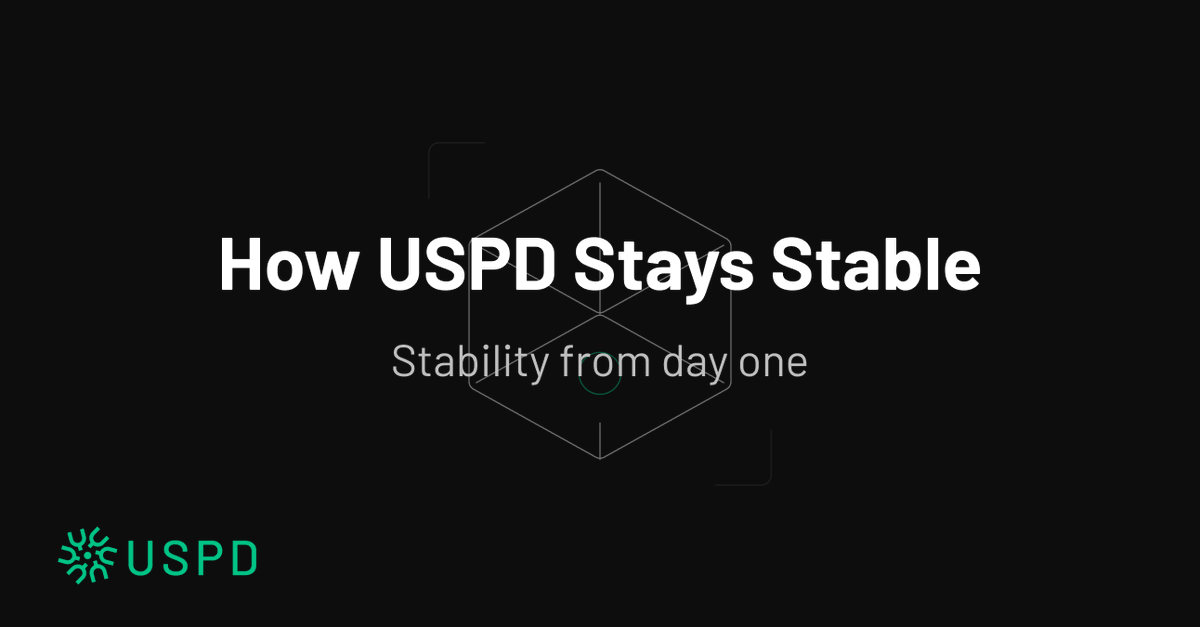 Most DeFi stability models require you to manage individual debt, absorbing risk 💸. We reject that.

$USPD uses a Stabilizer Model. This creates a single, robust buffer against market volatility. Stability engineered, not speculated upon.

The structural breakdown starts here 👇