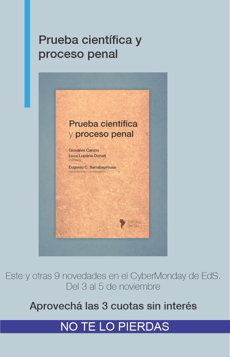 ¡Día 3 del CyberMonday!💜
¿Viste nuestras novedades?😉
editoresdelsur.com