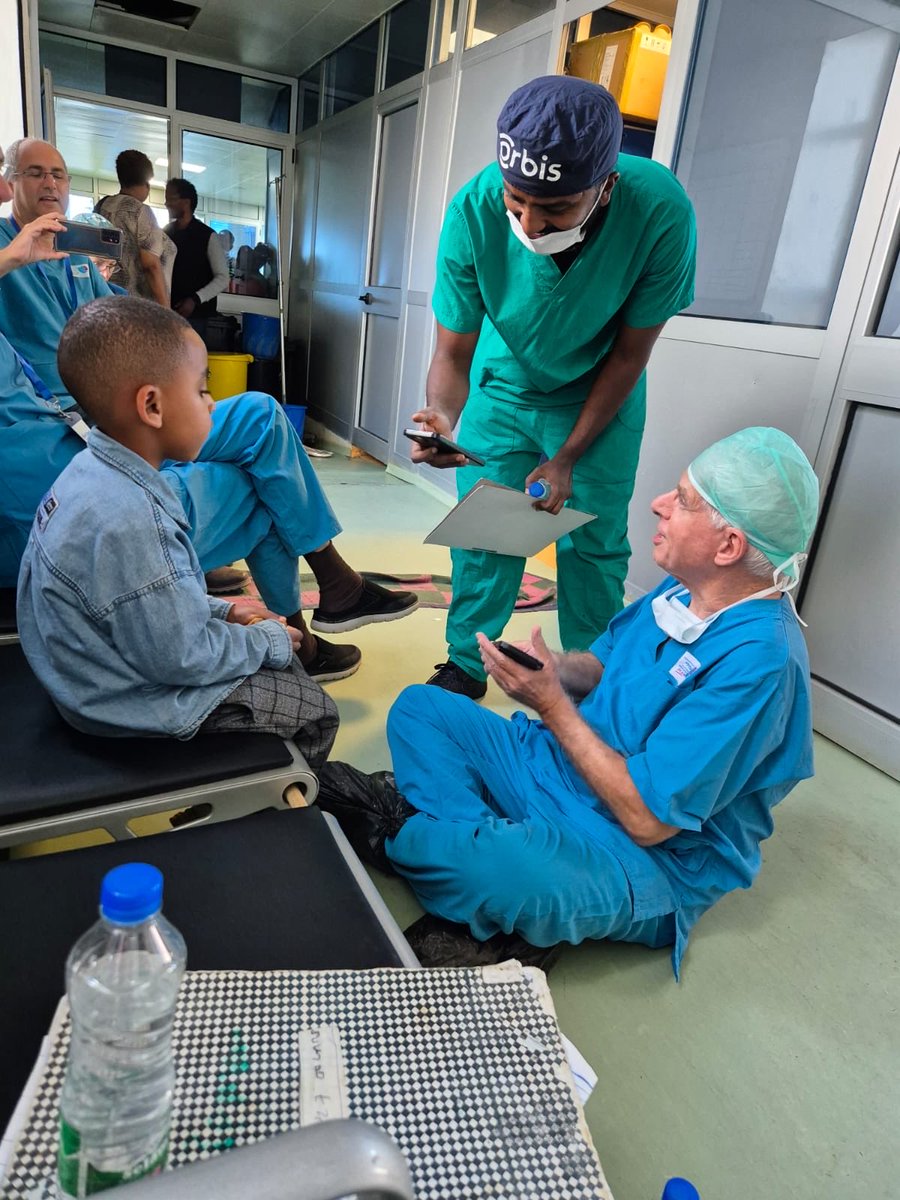 Israel's tweet photo. 👁️🇮🇱 A vision of partnership and care:
An Israeli ophthalmology delegation, organized by @MASHAVisrael and Barzilai Medical Center, worked side by side with colleagues in Hawassa, Ethiopia - performing eye surgeries, sharing expertise, and donating essential equipment to the local hospital.

Together, we’re building healthier communities and lasting friendships. 💙