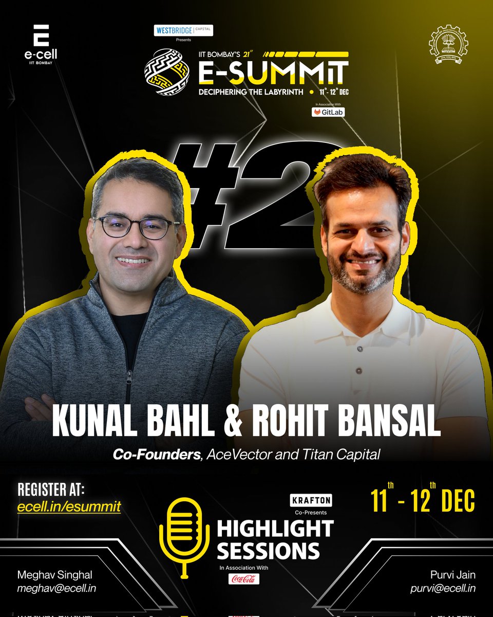 E-Cell, IIT Bombay tweet media